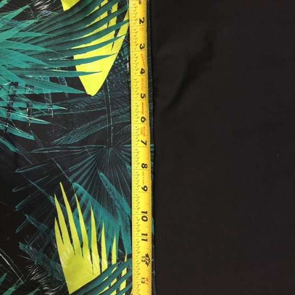 Strappy Body Con Fabletics Dress Tropical Print and Black - Picture 9 of 13